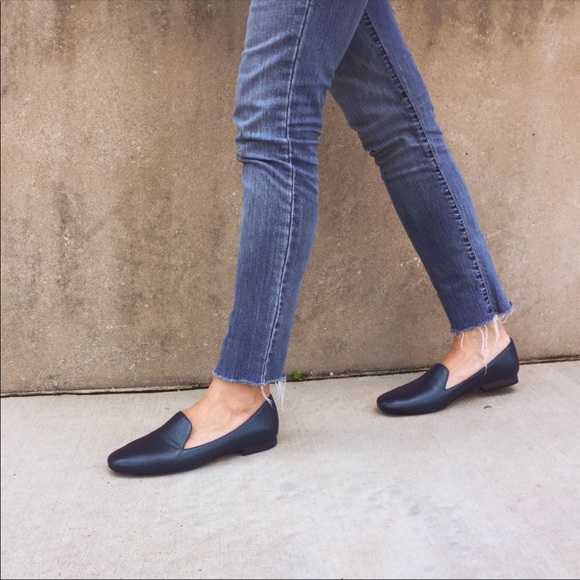 Leather Loafers Flats 
